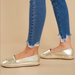 Metallic Gold Flats